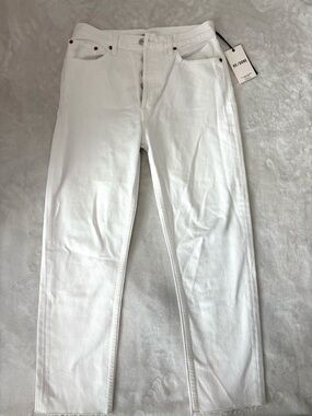 Re/Done Originals White Denim Jeans